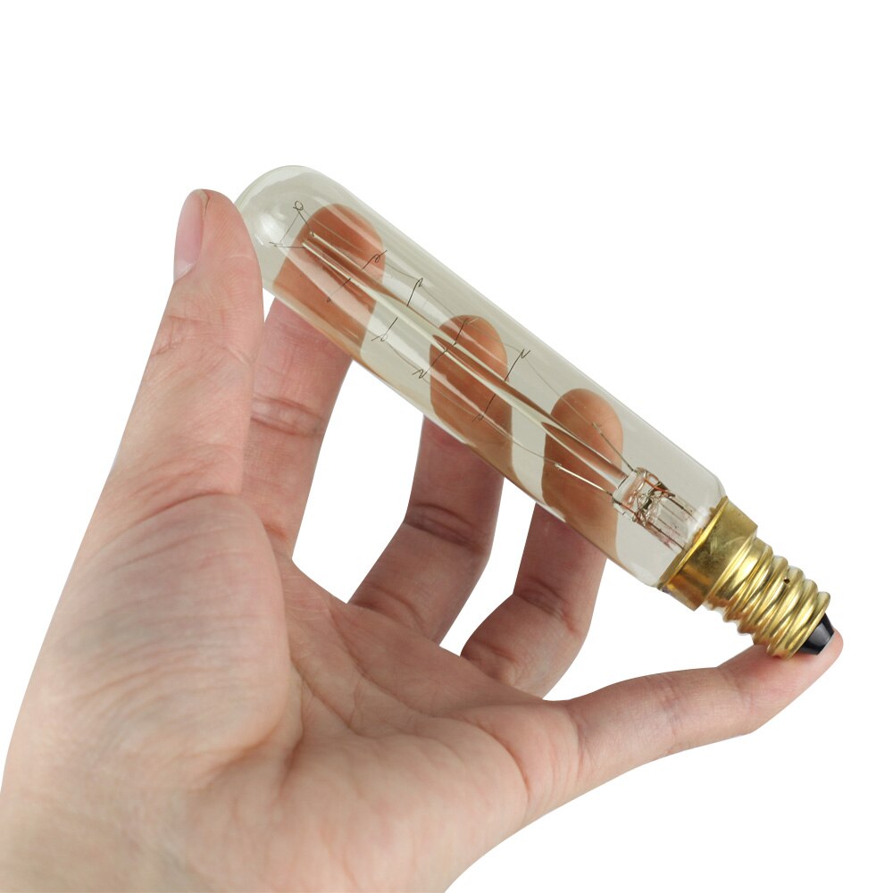 10 stk/pakke edison pærer  t20 40w edison skrue liten sokkel  e14 220/240v spesiell dekorative lyspærer