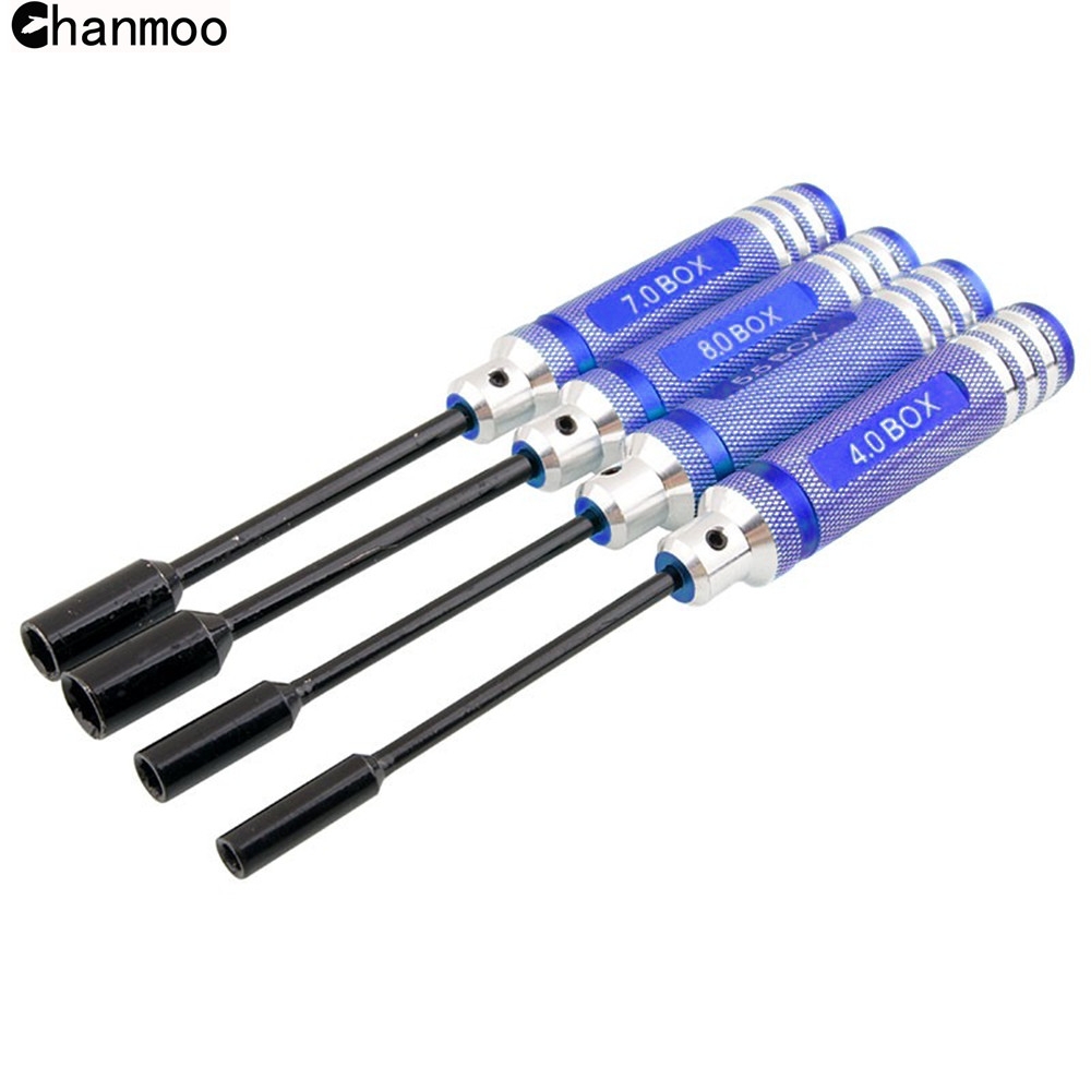 Destornillador hexagonal Universal H1.5/2,0/2,5/3,0mm, herramientas de controlador de llave Allen para coche teledirigido Tamiya HPI HSP Traxxas Losi Axial Kyosho: YELLOW