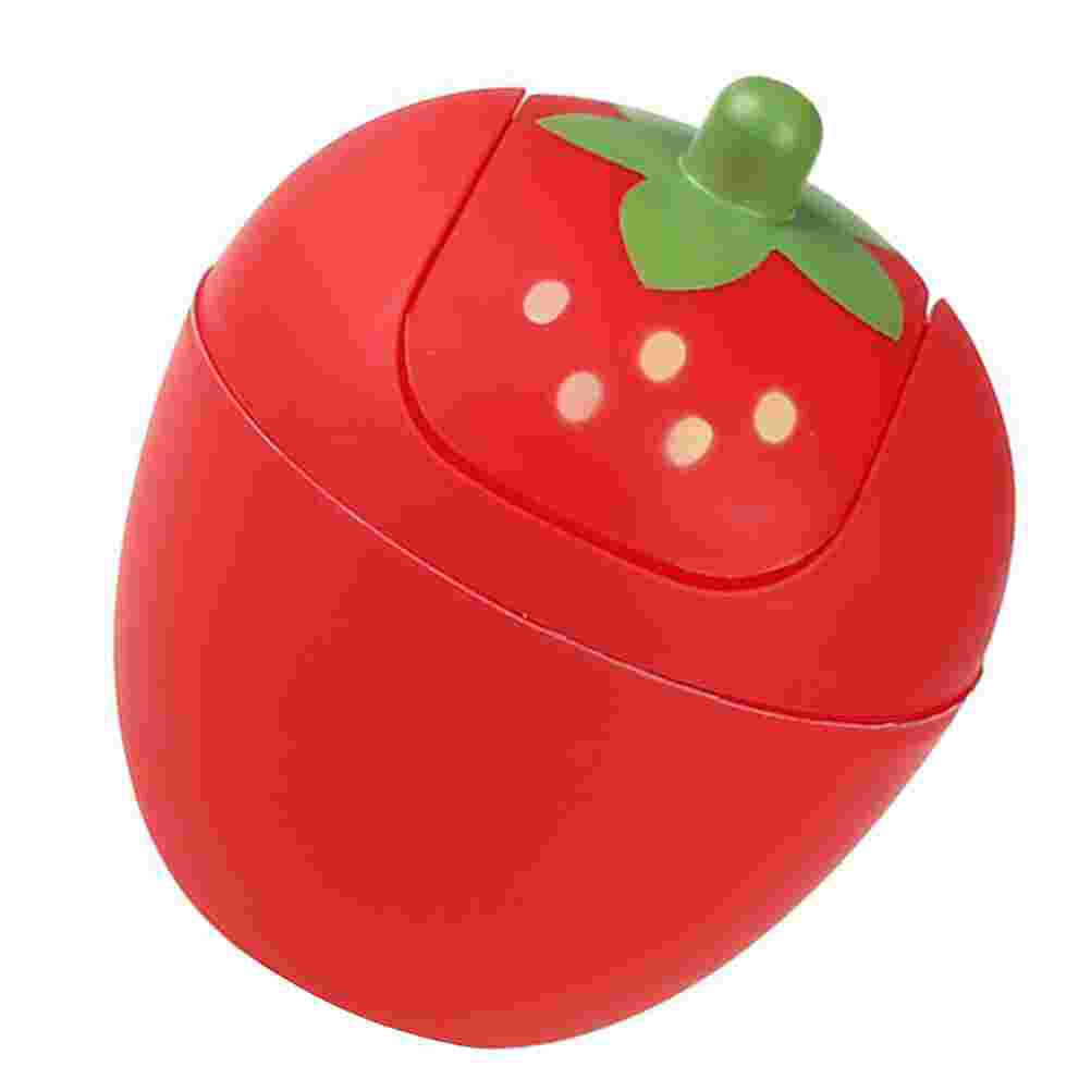 1 Pc Trash Can Premium Plastic Recycling Supplies for Kitchen Office Home: Red