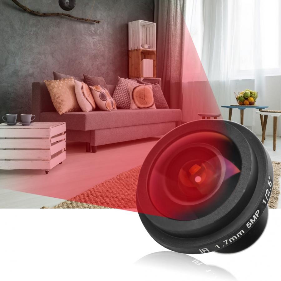 1.7mm 170 degrees Security LENS wide-angle security camera, 5MP HD security camera for CCTV