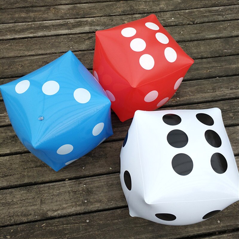 Large Inflatable Dice Dot Diagonal Huge Toss Rolling Toy for Party Game AN88