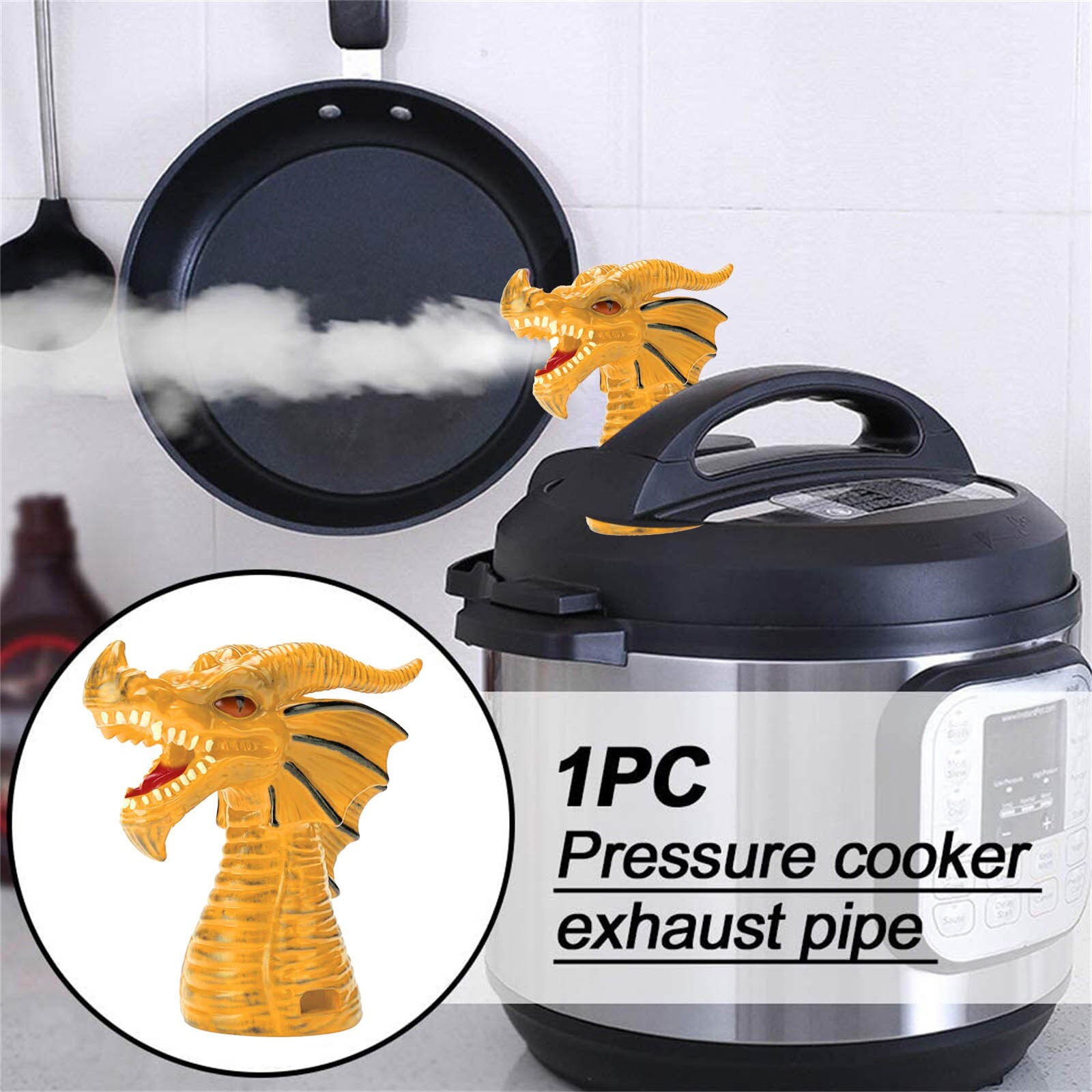 Vuurspuwende Draak Stoom Diverter Druk Release Accessoire Compatibel Instant Ninja Foodi Crock Modellen Voor Keuken #7
