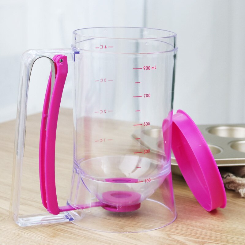 Baking Essentials Cake Batter Cream Dispenser Dough Cupcake Batter Dispensers handheld Muffin pancake Separator Measuring cup