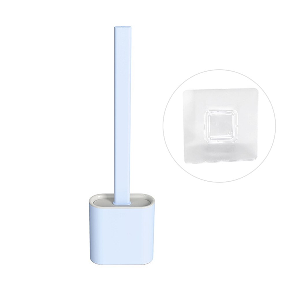 Lange Handvat Geen Dode Hoek Toiletborstel Duurzaam Muur Opknoping Cleaning Zachte Borstel Voor Wc Gadgets