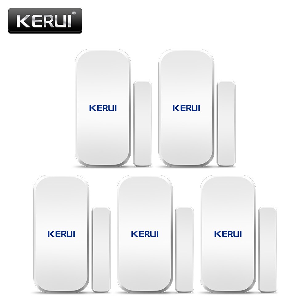 KERUI D025 Wireless Door/Window Sensor Detector For KERUI WIFI GSM Alarm System Home Security Buglar Alarm 433Mhz Door Sensor: 5 sensors