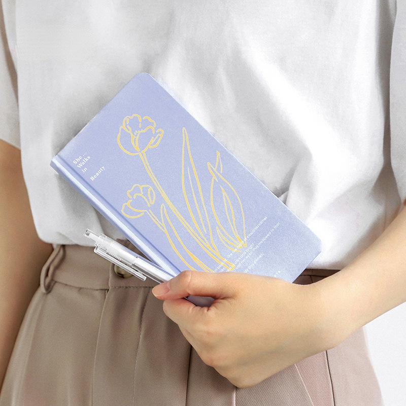 2022 Hardcover Pocket Undated Weekly Plan Book 185*95mm DIY Weeks Daily Planner Notebook 168P