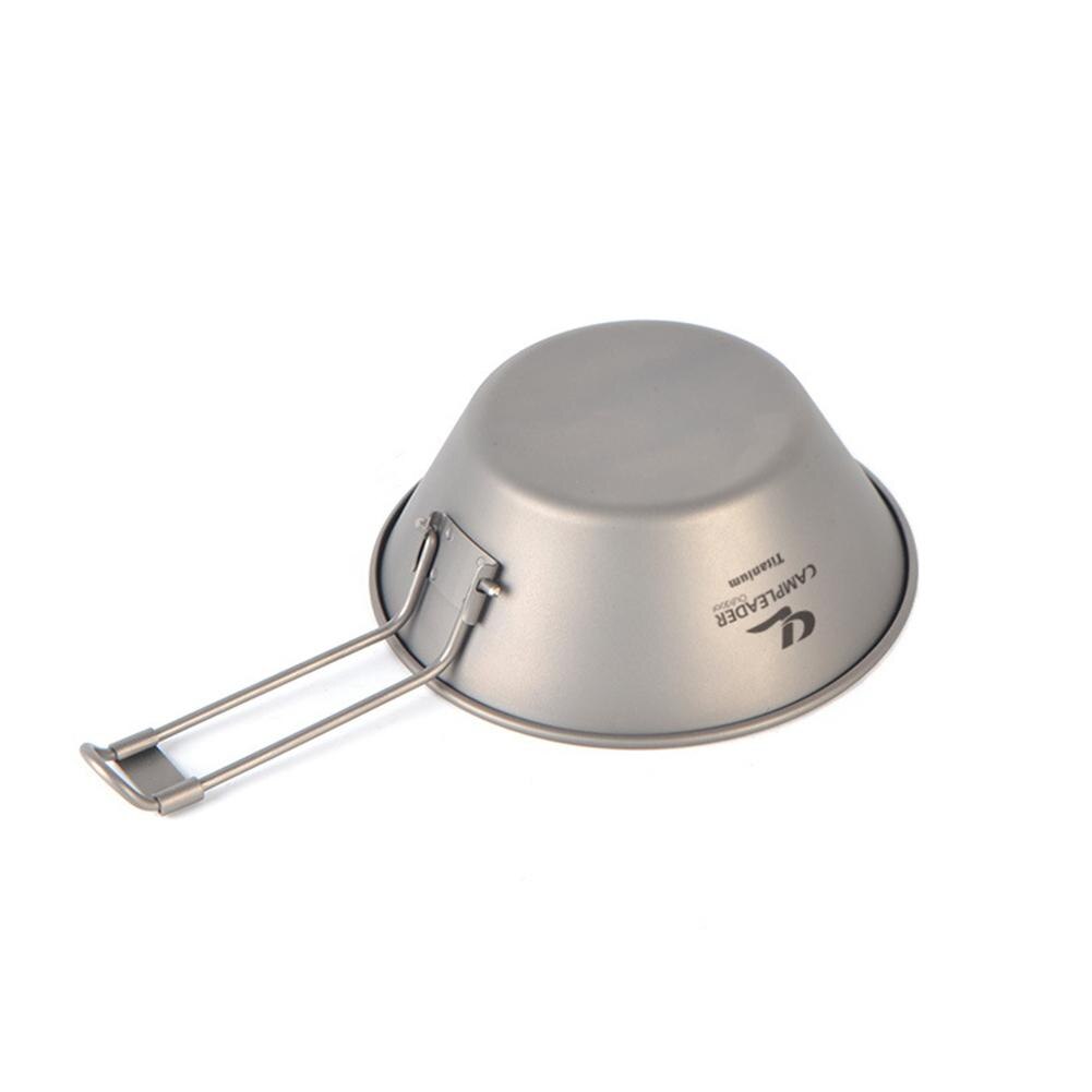 Pot bols camping 450ml 450ml avec bec 82mm 90mm pliable ultraléger