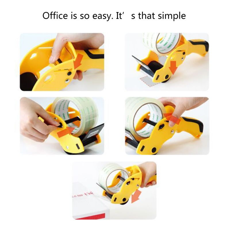 Tape Cutter Dispenser Manual Sealing Device Baler Carton Sealer Width 6cm/2.36in Packager Cutting Machine Easy To Operate G92E