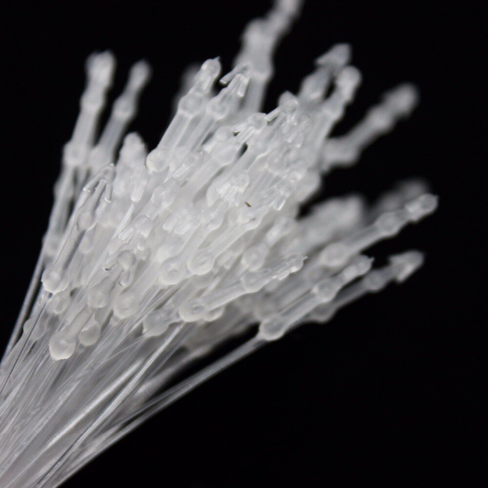 5000pcs 3'' security hang tag loop plastic tag tie fastener transparent hang tag snap lock pin round head