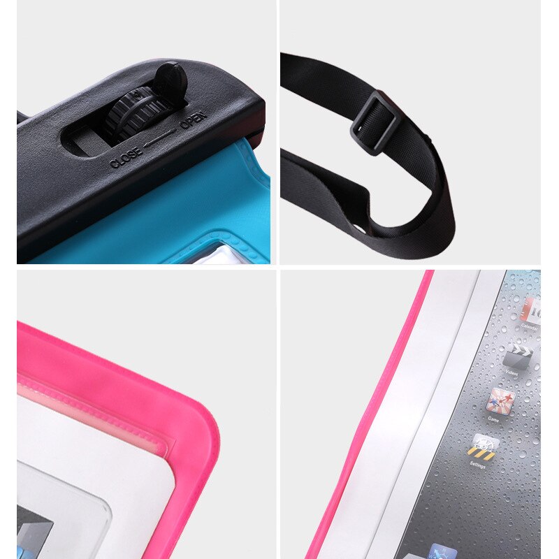 Bolsa de natación grande para teléfono móvil, funda impermeable para nadar, bucear, usar en la playa, iPhone 10, Huawei P40