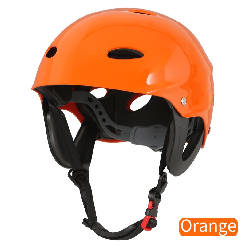 Xinda Outdoor Water Rescue Safety Helmet Head Protection Climbing Streams Rafting Adult Sport Aquatics Helmet: Orange