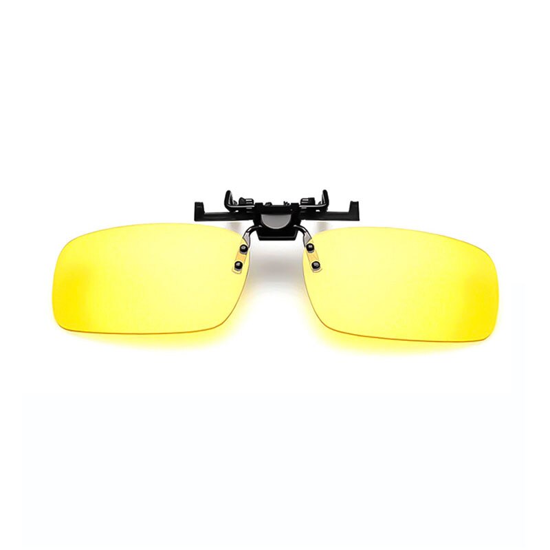 Auto Night Driving Bril Gepolariseerde Clip Op Zonnebril Voor Mannen Vrouwen Nachtzicht Bril Anti-Glare Uva Driver Bril goggle: YW