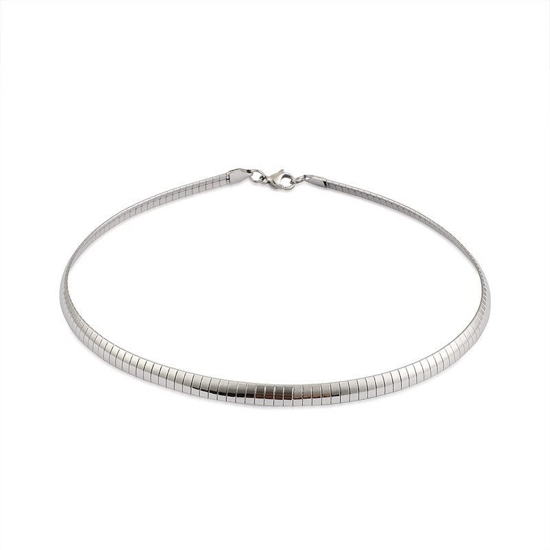 6mm Width Stainless Steel Torques Necklaces For Women S Gold Choker Necklace For Girls: 1 / 40cm 16inch