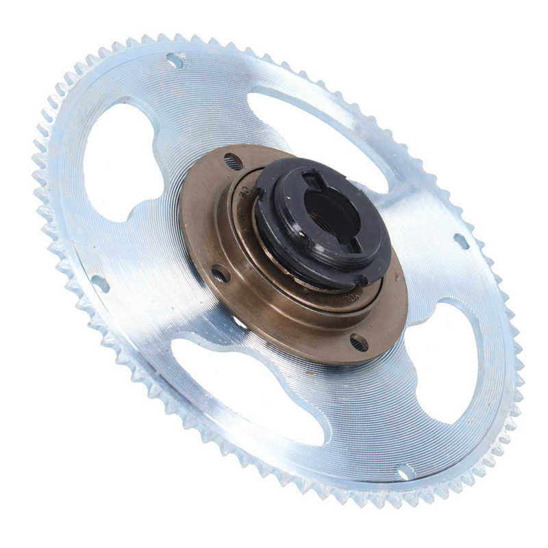 25H 80 Teeth Electric Bicycles Crankset with Connector Freewheel Set E-bike Chain Wheel Modification Parts