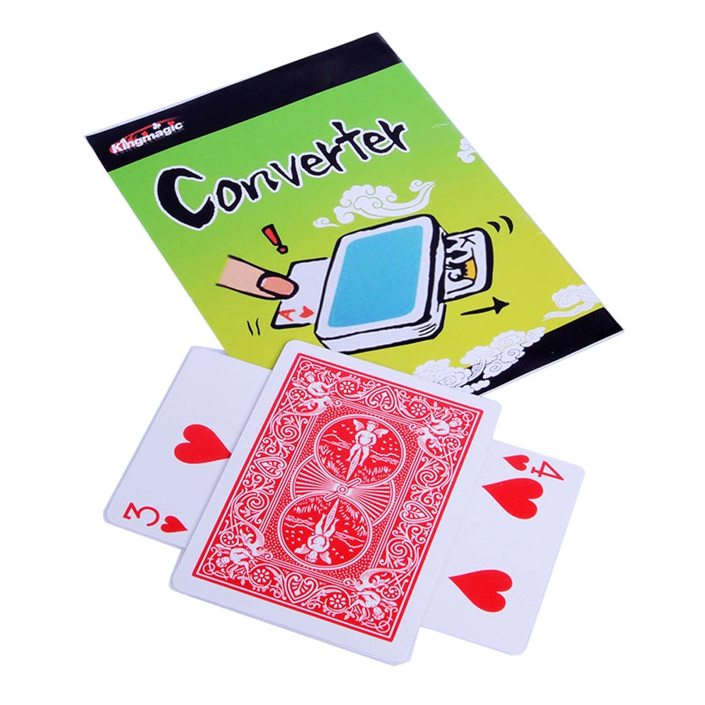 Converter-Card Goocheltrucs (Willekeurige Kaart Nummer En Kleur) Illusies, Mentalisme, Komedie Tovenaar Gimmick