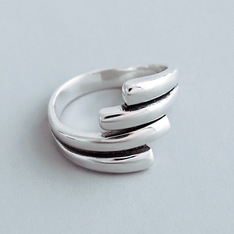 Punk Vintage Engels Brief Metal Brief Open Ringen Vinger Vrouwen Mannen Partij Sieraden: 66