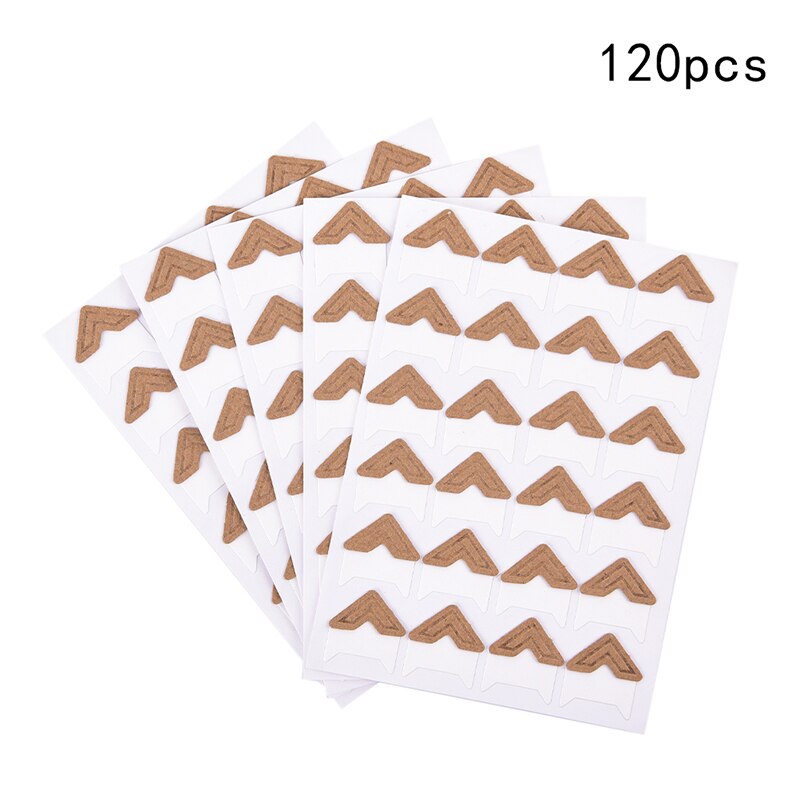 120pcs Self-Adhesive Photo Frame Corner Sticker Craft Scrapbook Album Sweet: 4