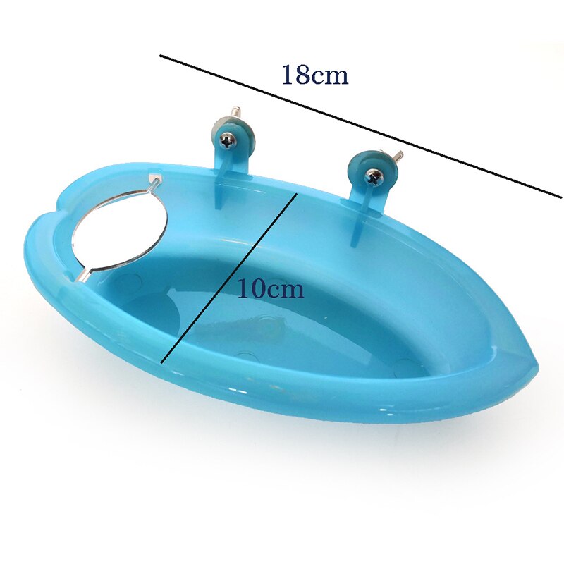 Bird bath basin with mirror, parrot, peony, tiger skin bath basin, food basin, food box