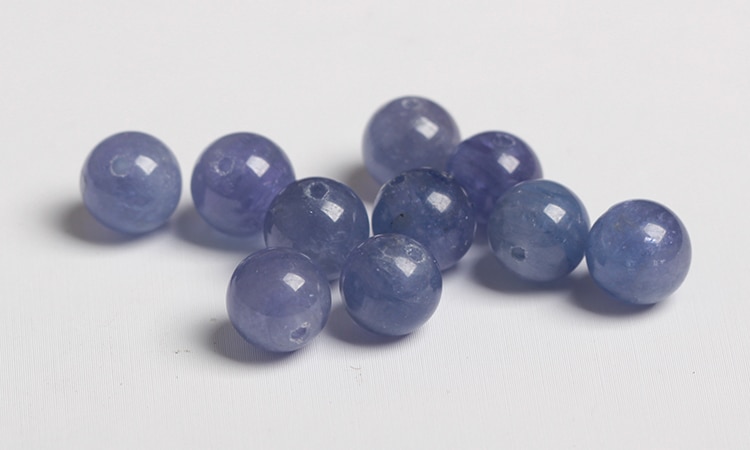 one piece loose beads Tanzanite round 4-9mm for DIY jewelry making FPPJ beads nature gem stone