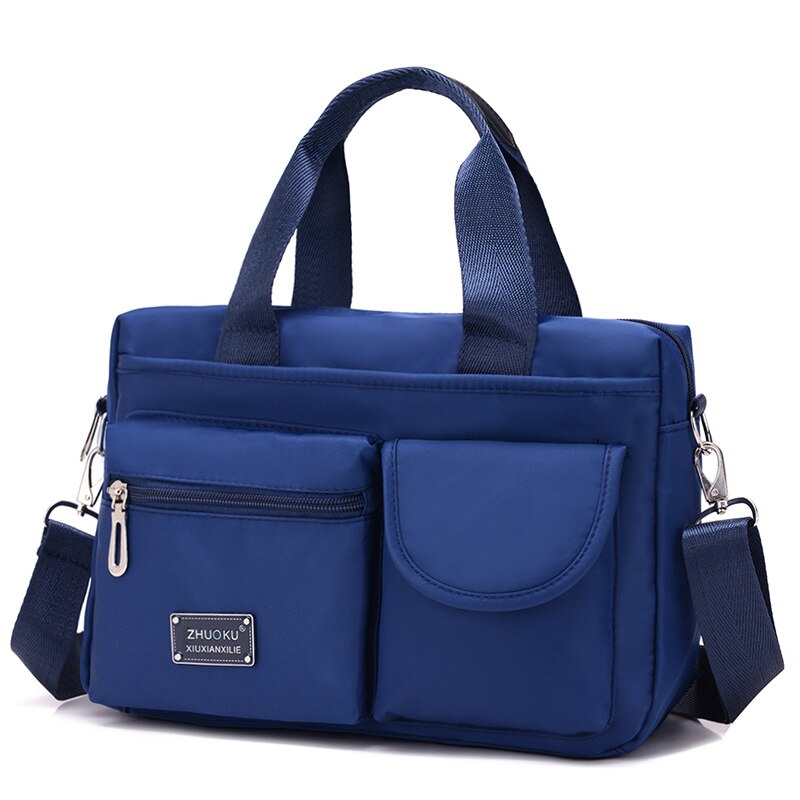 Handtassen met handgreep, reistassen, schoudertassen, damestassen, casual tassen, nylon tassen, vrouwelijke tassen, messenger bags: Marineblauw