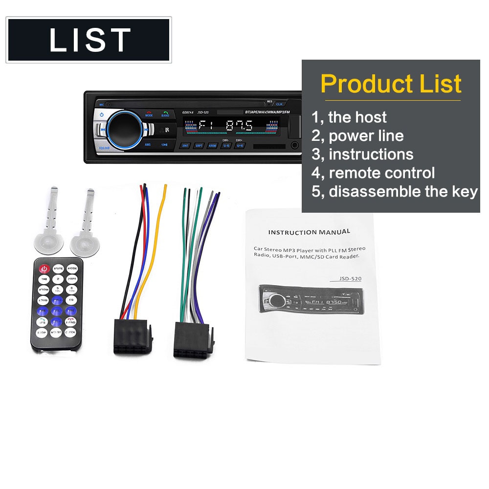 Car player Car Bluetooth Handsfree Talking MP3 Player