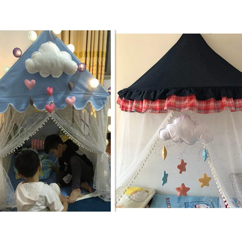 Home Decor Baby Children Bedroom Cloud Felt Loving Heart Ceiling Mobile Hanging Pendant