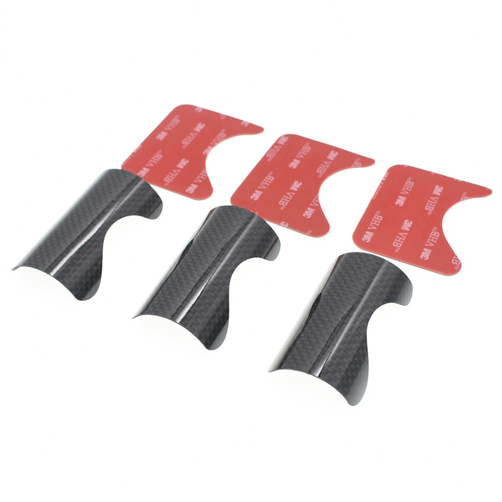 TWTOPSE Carbon Fiets Frame Protector Voor Brompton Vouwfiets Trapas BB Sticker Bescherming Guard Pad Voor 3SIXTY: Black