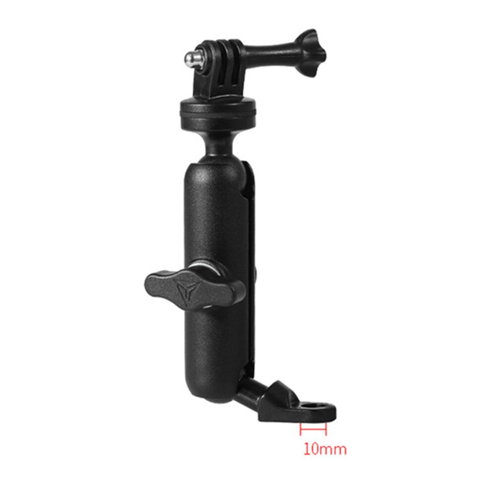 Motorcycle Bike Camera Houder Stuur Spiegel Mount Bevestigingsbeugel 1/4 Schroef Metal Stand Voor Gopro Slr Mirco Motion Camera:  Mirror Mount
