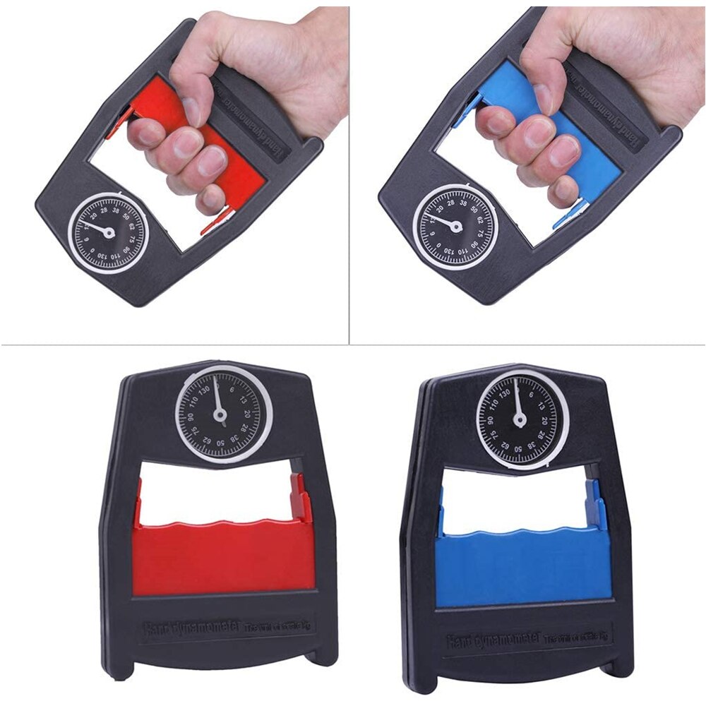 287lbs/130kg Hand Grip Power Measurement Grip Strength Dynamometer Ergonomics Force Gauge for Hand Exercises