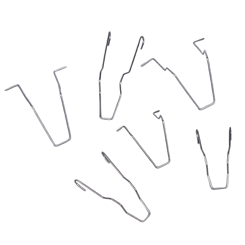 6/12Pcs Metal Headlight Bulb Spring Clips For H1 H3 H4 H7 Car Headlamp Light Bulb Retainer Spring Clips Buckles