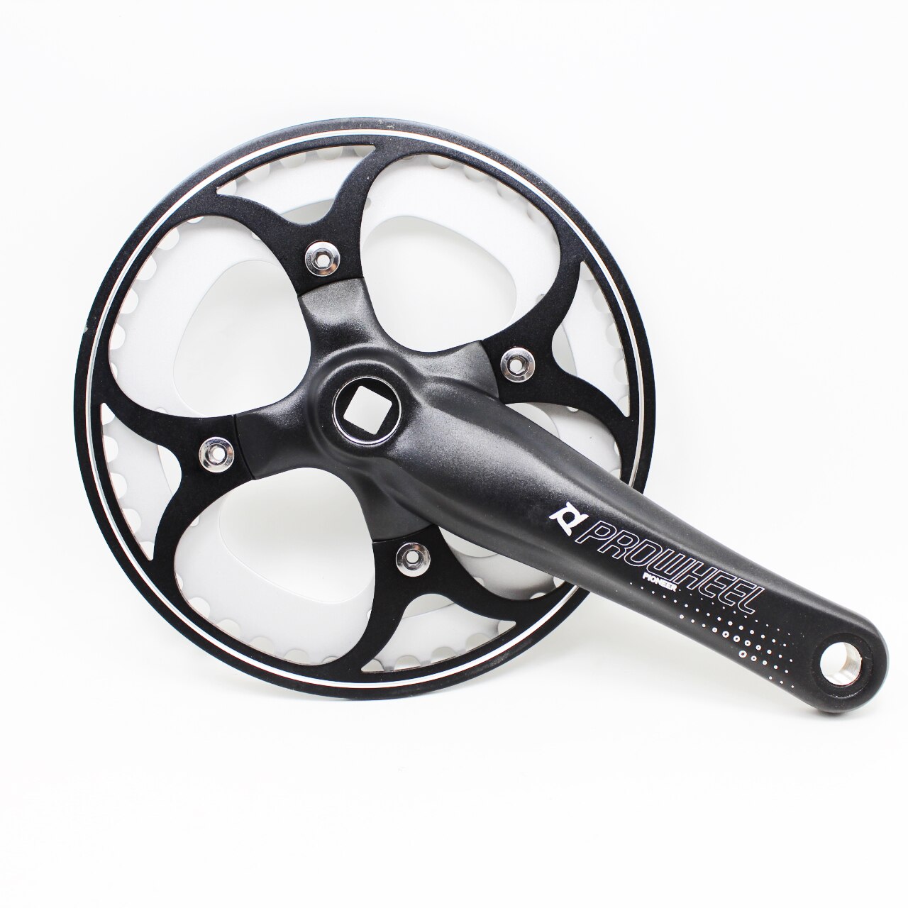 Road bike Crankset 44T 170mm Bicycle Crankset single speed aluminum alloy crank For Folding Bike Bicycle Parts