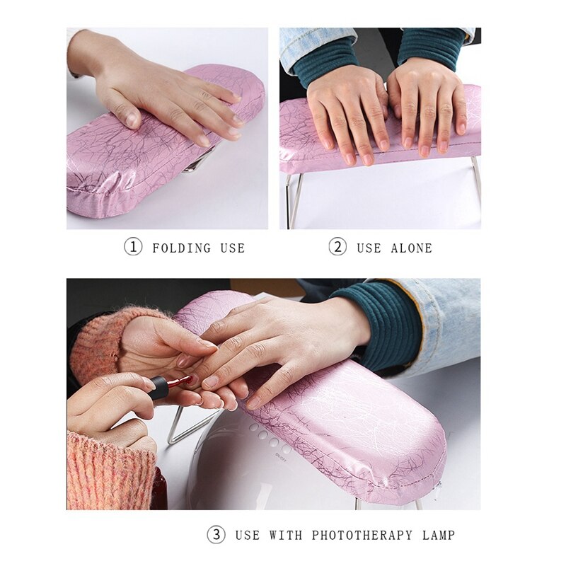 Manicure Hand Pillow Nail Arm Rest Cushion Manicure Table Mat Arm Wrist Hand Rest Salon Cushion