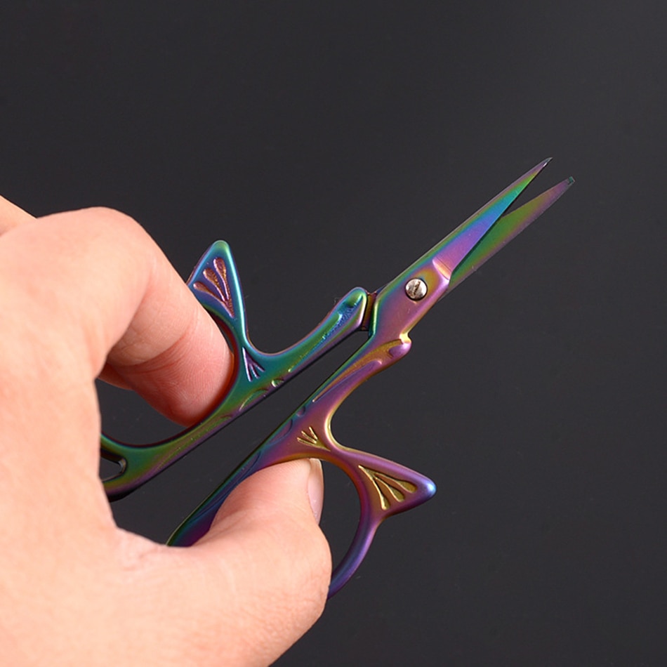 Retro Stainless Steel Butterfly Scissors Cut thread cut tea bags hand-made small scissors