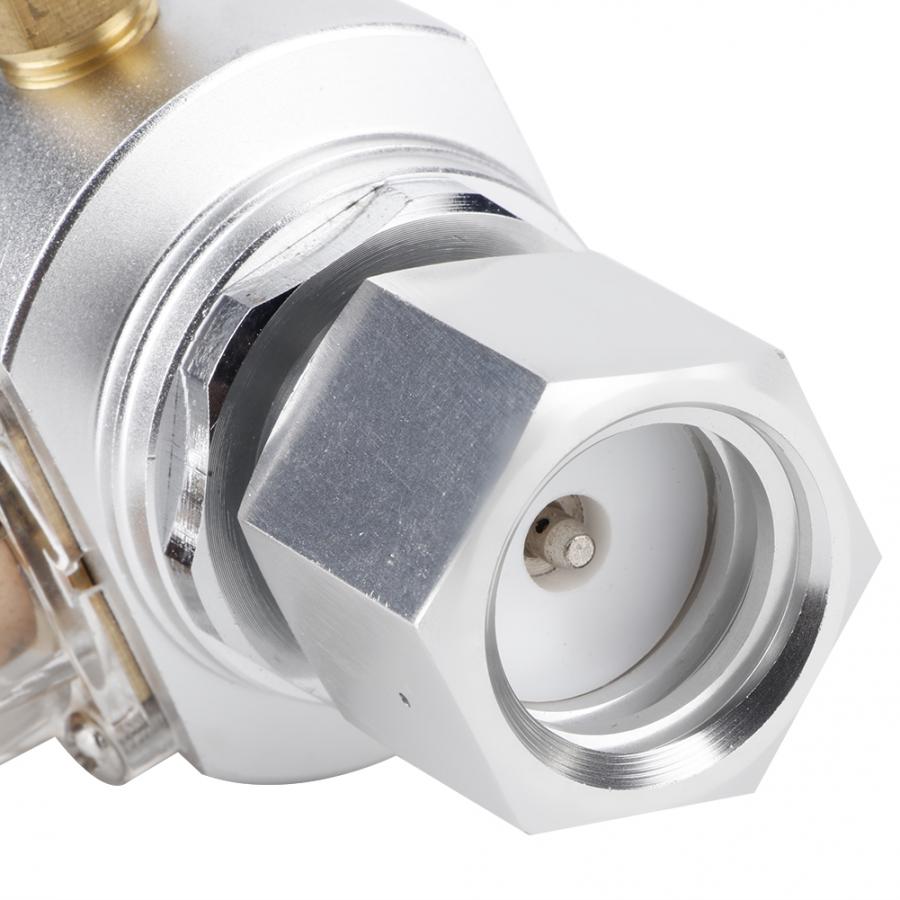 CO2 Mini Gas Regulator Mini CO2 Gas Regulator Soda Water Pressure Reducing Valve Adapter Soda Bottle Accessory
