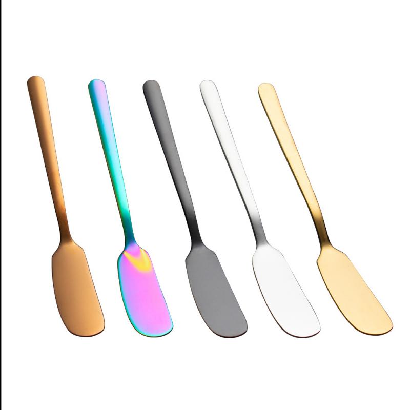 1pcs Kitchen Butter Knife Bread Jam Cheese Spatula Stainless Steel Butter Cheese Tool Home Dinner Tableware Bar