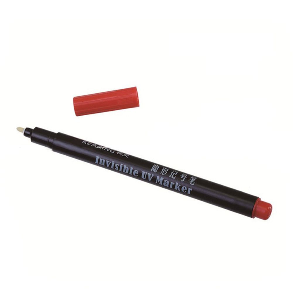 1 stücke Textmarker Stift Mit Unsichtbarer Tinte Marker Starke Runde Spitze UV Stift Schule Schreibwaren Farblose Stifte: RD