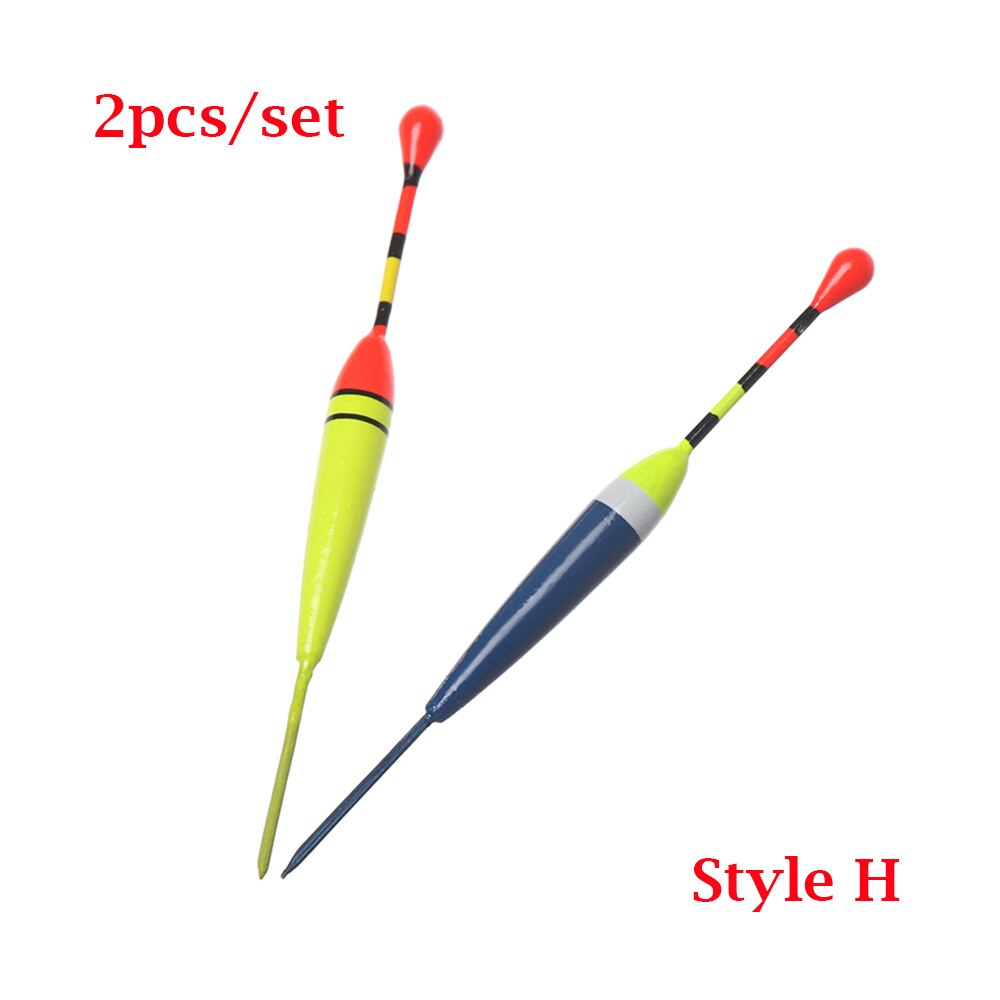 2pz 8.5/9/11/12 centimetri di Luce Bastone Galleggianti Del Ghiaccio adescare di Pesca Galleggianti Bobber Formati Assortiti pesca Fluttuano Schiuma boa Accessorio: stile H