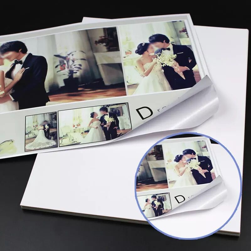 A4 Size Glossy Fotopapier met Verschillende GSM size Hoge Resolutie Foto Papier voor Inkjet Printer