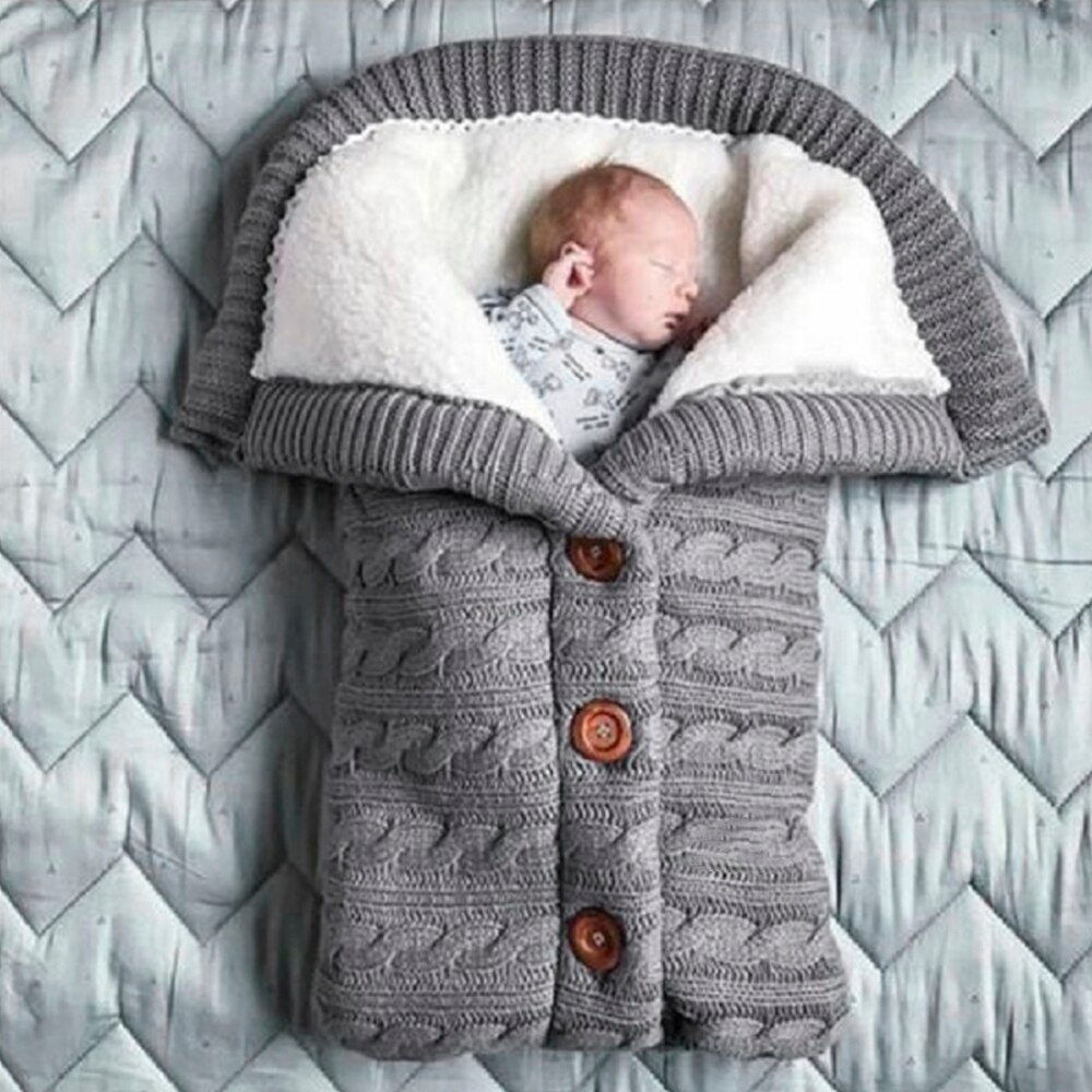Baby Schlafsack Winter Warme Schlafsäcke Kleinkind Geschmack betroffen wickeln wickeln Kinderwagen wickeln Kleinkind Decke wickeln Schlafsack 0 ~ 12M