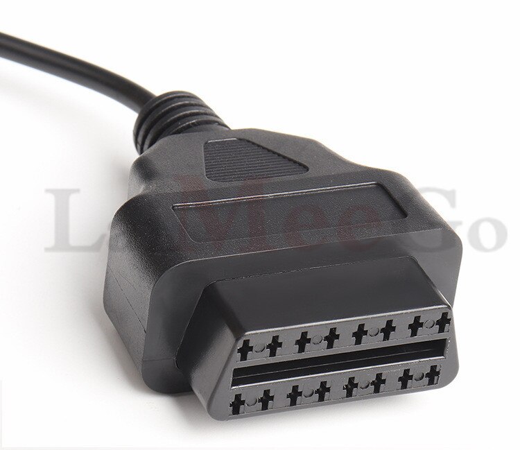 Car 16Pin OBD2 To USB Port Charger Adapter Cable Connector Diagnostic Tool Automobiles Cables Adapters &amp; Sockets