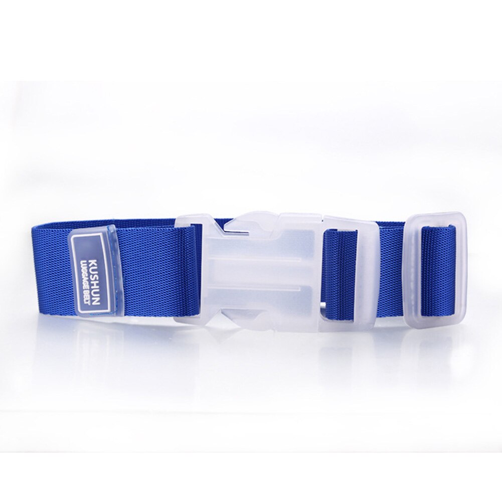 Durable voyage suspendus ceinture bagages valise sacs cintre boucle réglable Anti-perte Clip: blue