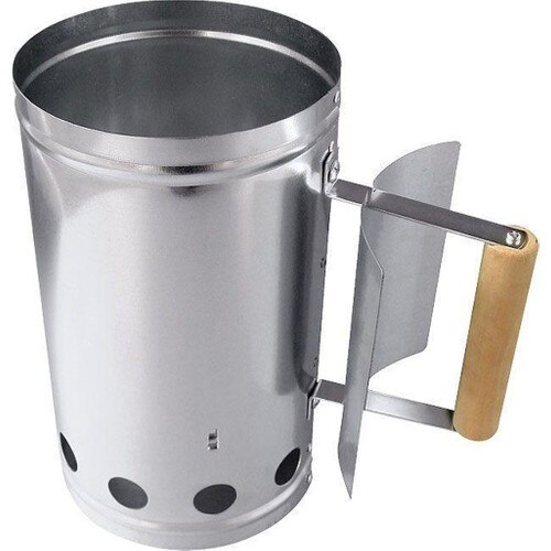 Cheminée turque pour barbecue en nickel chromé, 32x16 cm, chauffage sans pliage