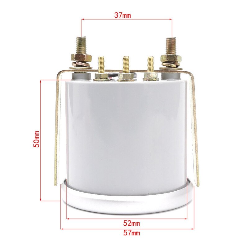52mm 12v universal ledet bilmåler olie temperaturmåler olie temperatur overvågningsinstrument