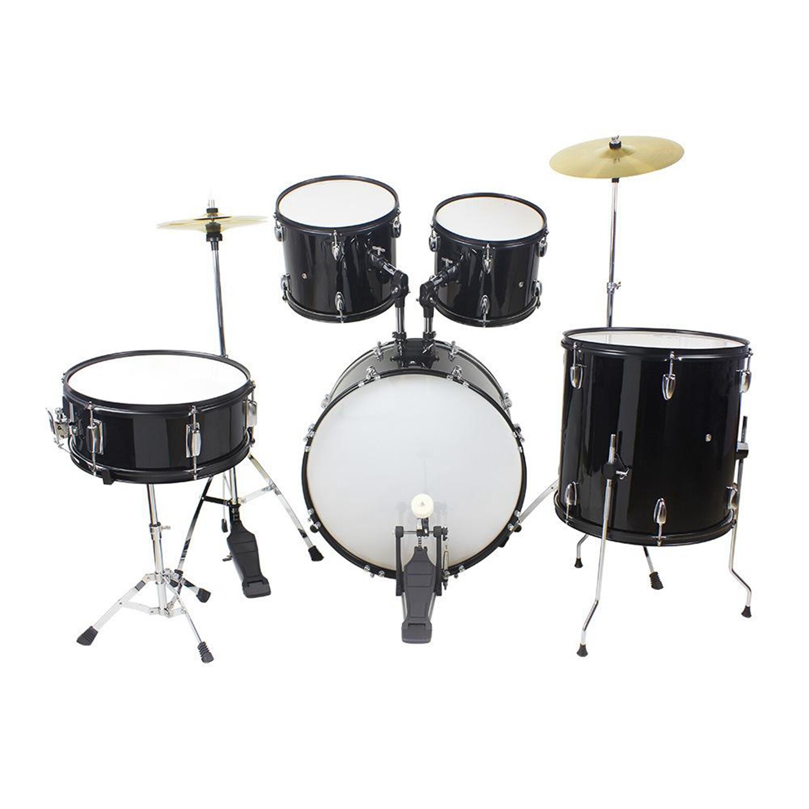 3Pcs Metal Floor Tom Drum Benen Houder Rubber Voeten Verstelbare Tom Drum Stand Benen Anti-Roest Non-slip Percussie Onderdelen Diy