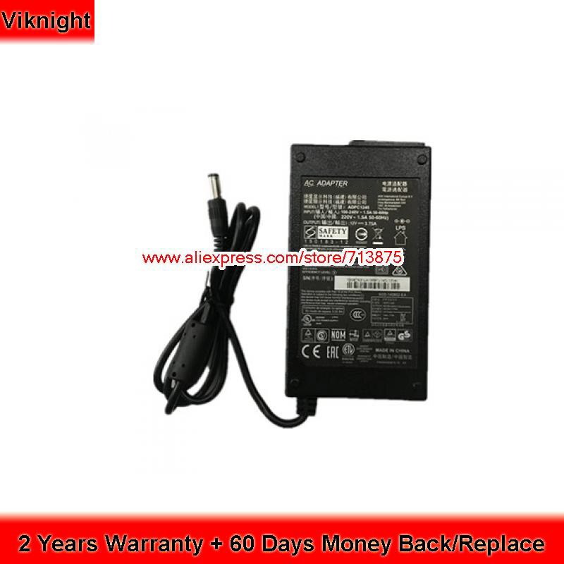 Echt ADPC1245 12V 3.75A 45W Ac Adapter Voor Iiyama Monitor E2271HDS 239C4Q 227E4QH