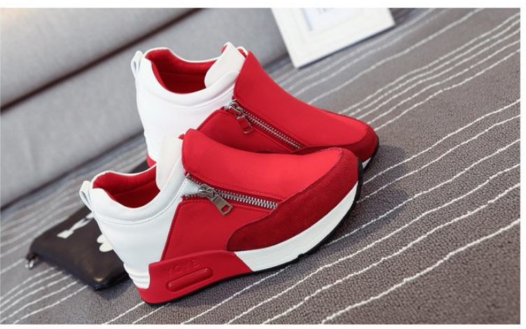 Comfortable Women Casual Shoes Height Increasing Breathable Women Sneakers Flats Trainers Shoes
