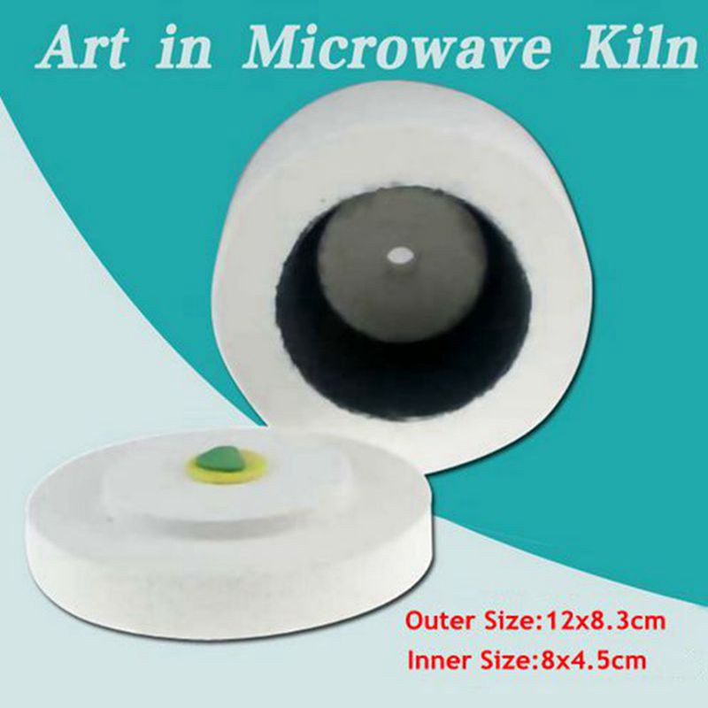 Big set of 2 microwave glass kiln for fused glass in microwave kiln 2pcs/lot small & large kiln