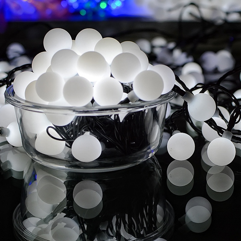 LED Outdoor Lighting Strings Waterproof Solar Garden Light String Multicolor/Warm White/white/blue Lamp Chain for Christmas