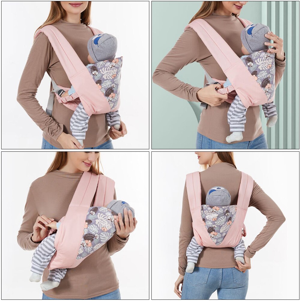 1Pc Baby Carrier Double Shoulder Infant Sling Hip Seat Double-Shoulder Sling