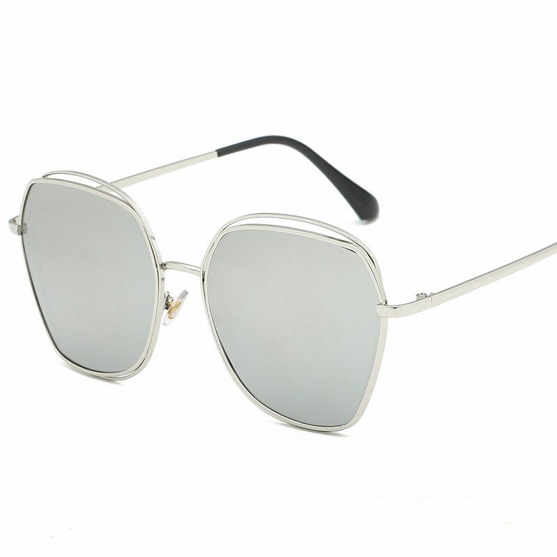 Vlinder zonnebril voor heren en dames van metaal met dubbel montuur, holle persoonlijkheid, trend, straatfotografie,  uv400 zonnebrillen